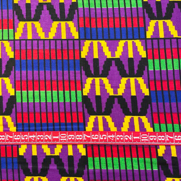 ハギレセット＊8枚組  生地  アフリカ布 アフリカン 小物作り ハンドメイド 手作り 手芸用品 布 カットクロス 6枚目の画像