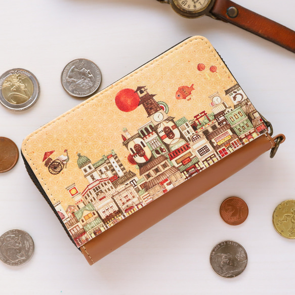 ミニコイン&パスケース「小江戸ノスタルジー」コインケース 5枚目の画像