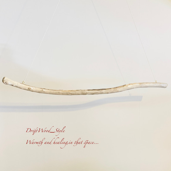 流木インテリア 緩やかな曲線を描く大型流木のハンガーラック 北欧 衣装掛け ハンギング 吊り下げ ハンガーポール N5 7枚目の画像