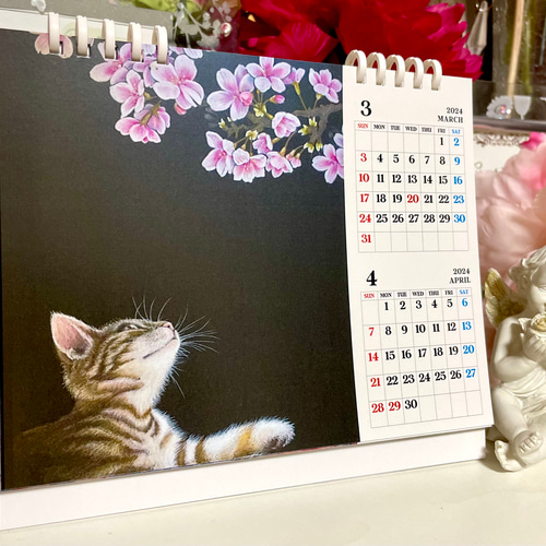 2024 卓上カレンダー（B6サイズ）表紙は来年の干支「龍