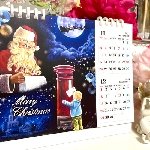 2024 卓上カレンダー（B6サイズ）表紙は来年の干支「龍」 カレンダー