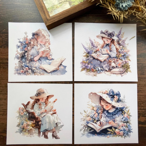 新作♡cute HOLIC A4デザインペーパー　80枚♡コラージュ　素材　メモ デザインペーパー a4 ラッピングペーパー 女の子 コラージュ素材