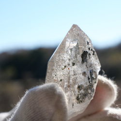 天然石ヒマラヤ水晶 約17g(ネパール・ガネーシュヒマール産)原石結晶 水晶ポイント[ghq-231226-01] 3枚目の画像