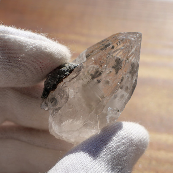天然石ヒマラヤ水晶 約17g(ネパール・ガネーシュヒマール産)原石結晶 水晶ポイント[ghq-231226-01] 18枚目の画像