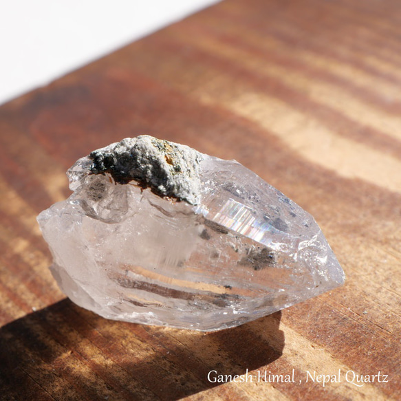 天然石ヒマラヤ水晶 約17g(ネパール・ガネーシュヒマール産)原石結晶 水晶ポイント[ghq-231226-01] 1枚目の画像