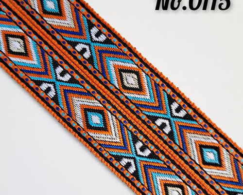 0115 チロリアンテープ 刺繍リボン ネイティヴ リボン・テープ チロ