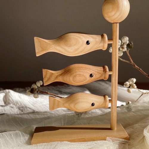 2025年4月末発送》木製鯉のぼり / Wooden Koinobori こいのぼり 2025年4月末発送》木製鯉のぼり / Wooden Koinobori こいのぼり