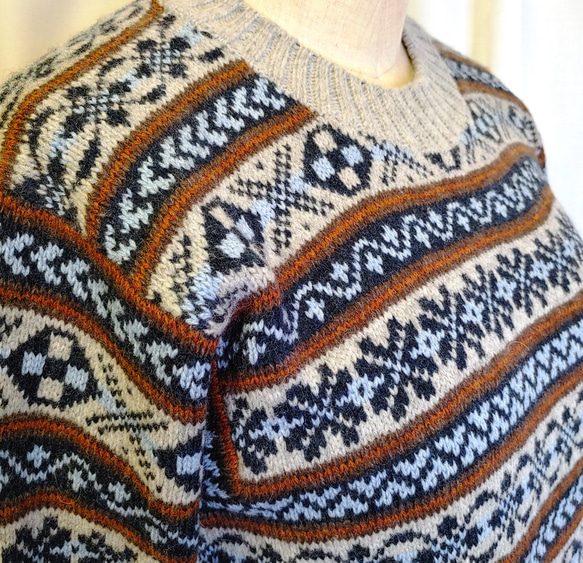 フェアアイル セーター 上質ラムウール ウール ノルディック 北欧