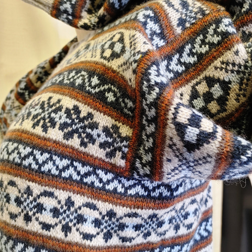 フェアアイル セーター 上質ラムウール ウール ノルディック 北欧