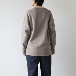 [新品] yohaku 拉絨襯裡運動衫淺灰色 | 男女皆宜 3 尺寸 第15張的照片