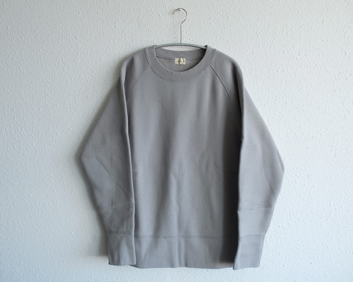 new】yohaku 裏起毛トレーナー ライトグレー｜unisex 3 size