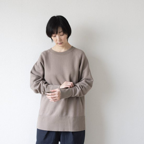 Mサイズ　ライトトレーナー　裏起毛 XTFMT01J3 裏起毛 ウォームソフト サイドスリット トレーナー (単品)