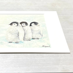 ペンギン【油絵】SALE 2枚目の画像