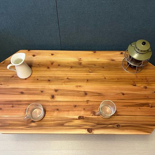 送料無料】 ローテーブル 長方形 8角 120cm 60cm 杉 折りたたみ