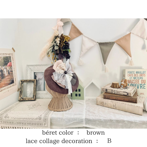 ベレー帽 ベビー キッズ 帽子 ベビー帽子 キッズ帽子 レース