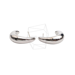 ERG-2602-R [2 件] L 型耳環，L 型耳環.18mm x 22.5mm 第1張的照片