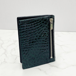 日本製　クロコダイル　上質　コンパクトウォレット　財布　Lサイズ　ベルト　フリーサイズ　エキゾチックレザー 5枚目の画像