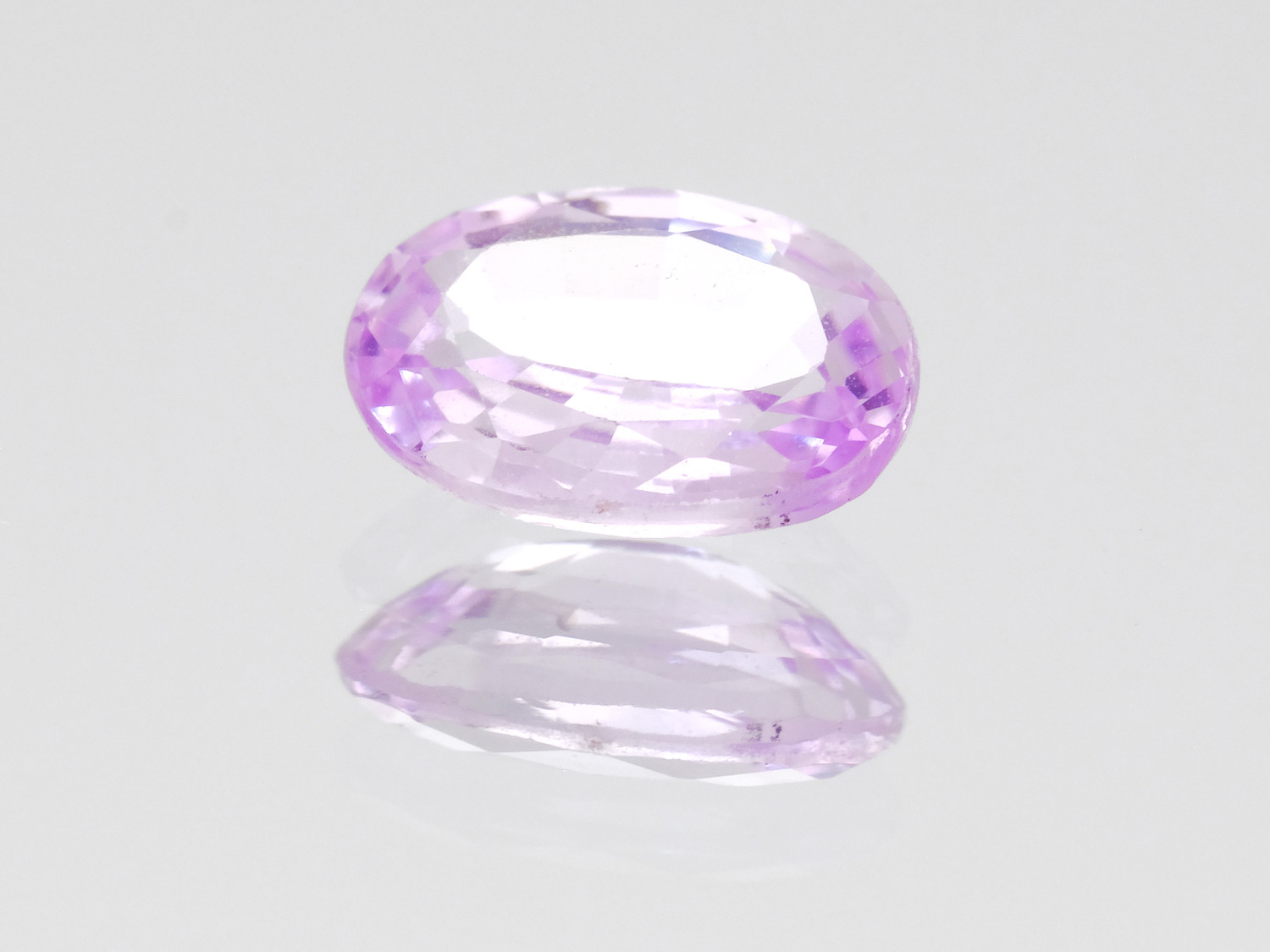 0.88ct, ピンクティントサファイア, 非加熱