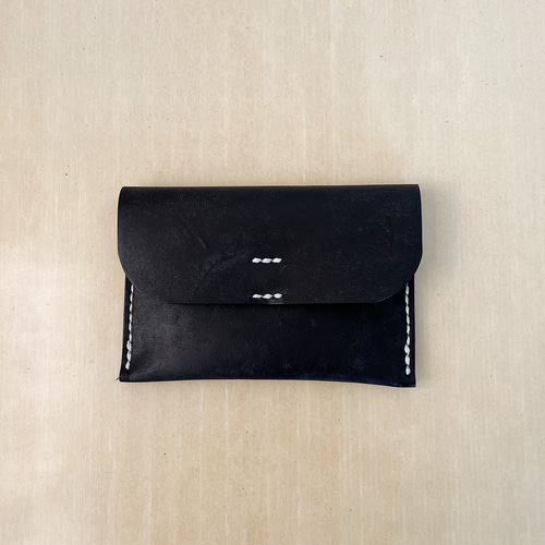 レザー 名刺入れ 黒 カードケース 名刺入れ イタリアンレザー 黒