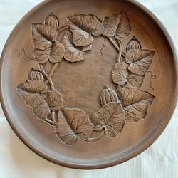 木彫りティッシュボックス（紫陽花） その他インテリア雑貨