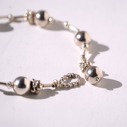 Silver bracelet 'ball design' 3枚目の画像