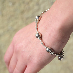 Silver bracelet 'ball design' 7枚目の画像