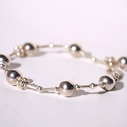 Silver bracelet 'ball design' 2枚目の画像