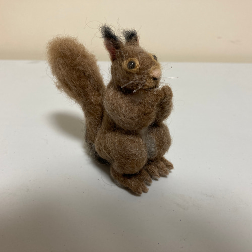 羊毛フェルト エゾリス 羊毛フェルト kanken 通販 17053628