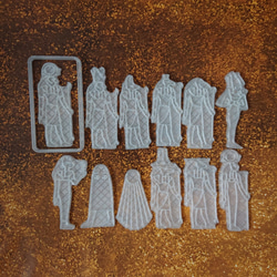 【クッキー型セット】エジプト壁画 12種類 4枚目の画像