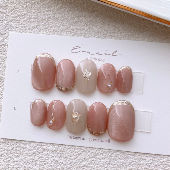 うるんマグネットdesign♡ ラベンダーピンク ミラー シンプル 