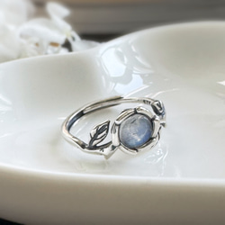 已售出 藍月光石 s925純銀戒指 復古 第20張的照片