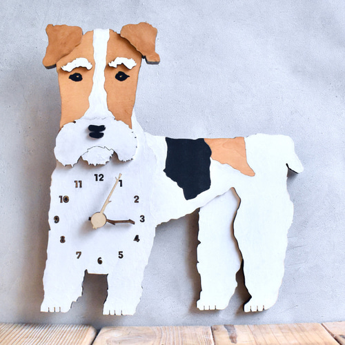 貴族に愛されたワイアー・フォックス・テリアレギュラーサイズ 時計