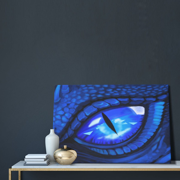 "Devil's Eye Blue"　Contemporary art 第1張的照片