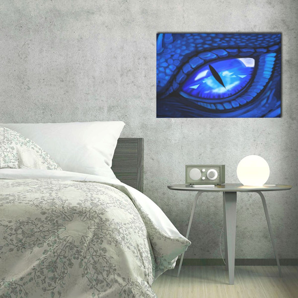 "Devil's Eye Blue"　Contemporary art 第2張的照片