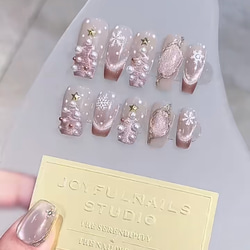 Lilith_nail☆ジェルネイルチップ☆付け爪☆クリスマスシリーズ