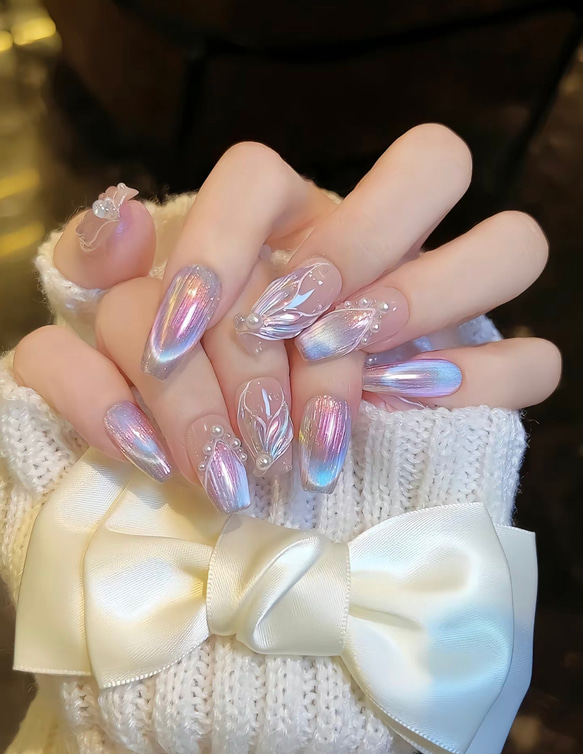 Lilith_nail☆ジェルネイルチップ☆オーダー受付中☆人魚姫