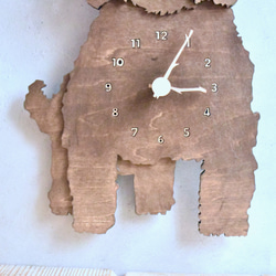やさしいがいっぱいオーストラリアン・ラブラドゥードルの時計 木製 掛け時計 4枚目の画像