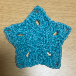 コースター　星　スター　かぎ針編み　ハンドメイド　handmade 1枚目の画像