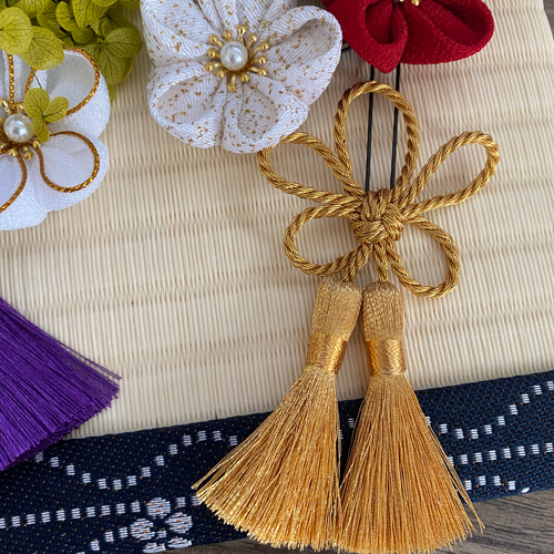 つまみ細工髪飾り 成人式 卒業式 結婚式 和装 ヘッドドレス