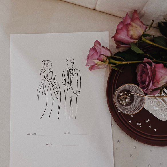 結婚証明書 (オリジナルイラスト) 8枚目の画像