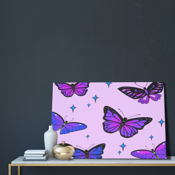 「紫蝶」現代美術 1枚目の画像