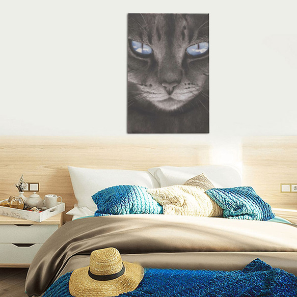 "Blue-eyed cat"　Contemporary art 第3張的照片