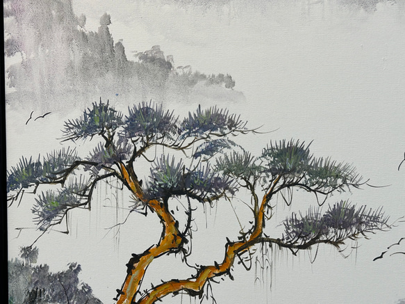 "Chinese ink and stone pine"　Classical art 第3張的照片