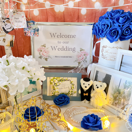 結婚式 披露宴 装花 造花 装飾 まとめ売り ウェルカムスペース ブライダル お色変更可 ウェルカムスペースセット まとめ売り 結婚式