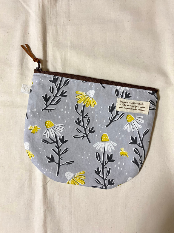 ⭐︎北欧柄ファスナーポーチお薬、お化粧品、サニタリー用品、通帳など  