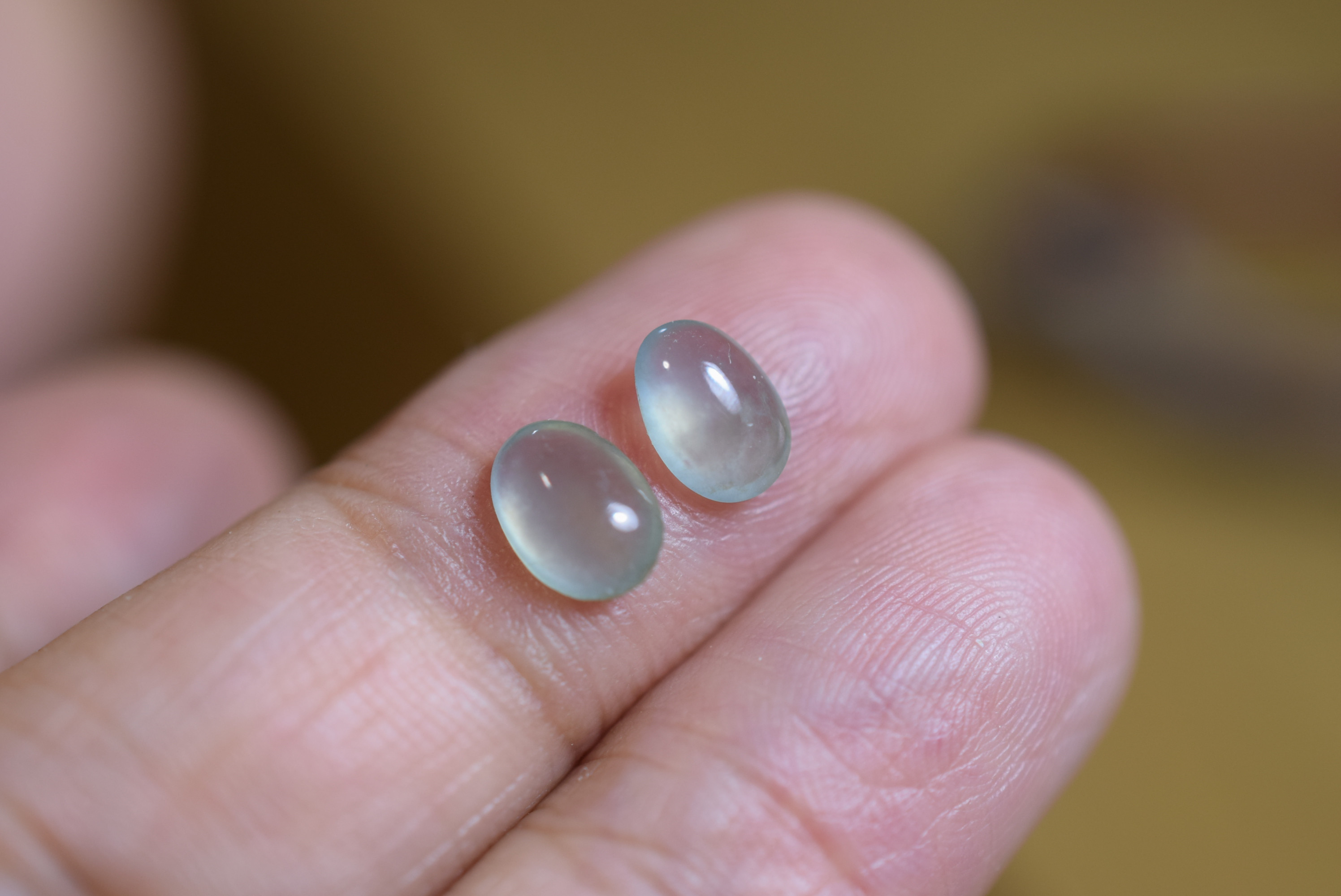 R23-192 宝石質 氷種 薄緑 ミャンマー産 天然 A貨 本翡翠 ルース 裸石 硬玉 ジェダイト 9,984円