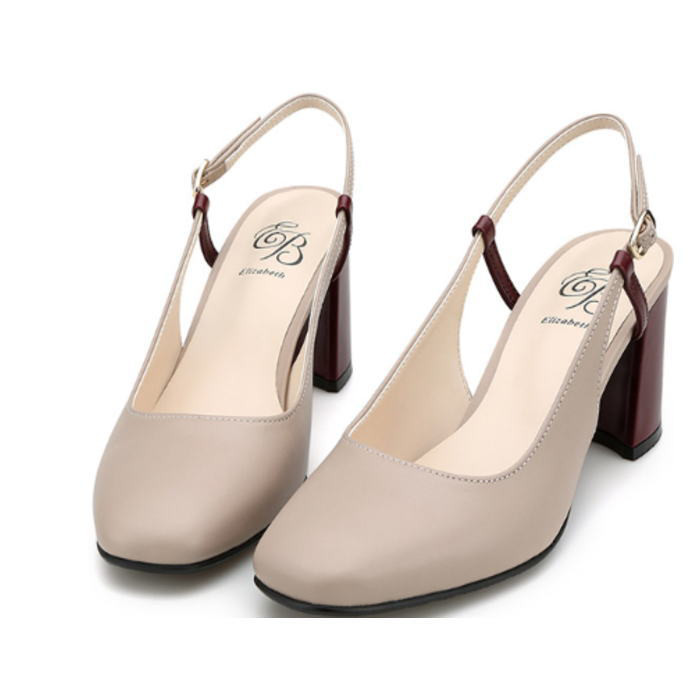 ストラップレザーパンプス (neb) 本革サンダル オーダーシューズ 小さいサイズ 大きいサイズ