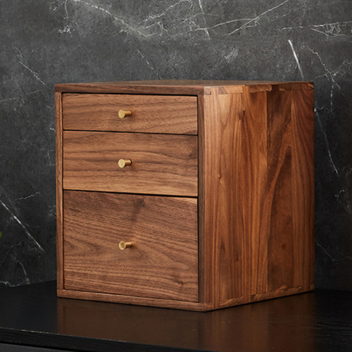 ♡ 高級家具 オーク×ウォールナット イライラボックス 小引出 小物入れ　匠♡ ♡ 高級家具 オーク×ウォールナット イライラボックス 小引出 小物入れ