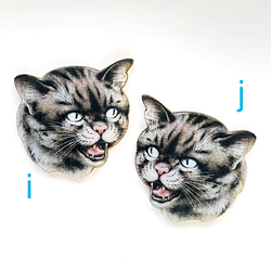 Cat [j] 木質零件/裝飾零件/木製凸圓面 | 英國 第1張的照片