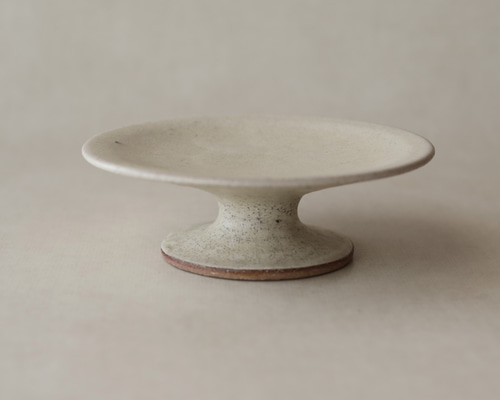 mini:加藤かずみ コンポート皿S・2個、かケーキスタンドS・2個 ☆ black ☆ Cake stand rim ケーキスタンド 木 黒 白 木製 小皿